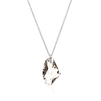 Crystal & Silver Halskette Galactic Silver Shadow in...
