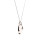 Crystal & Silver Halskette Galactic Silver Shadow in Silber