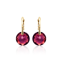 Crystal & Silver Ohrhänger Classic Cut Amethyst...