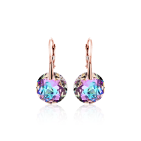 Crystal & Silver Ohrhänger Classic Cut Vitrail...