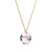 Crystal & Silver Halskette Classic Cut Crystal Shimmer Silber vergoldet