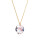 Crystal & Silver Halskette Classic Cut Crystal Shimmer Silber vergoldet