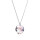 Crystal & Silver Halskette Classic Cut Crystal Shimmer in Silber