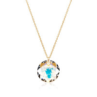 Crystal & Silver Halskette Classic Cut Aurora...