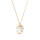 Crystal & Silver Halskette Classic Cut Aurora Borealis Silber vergoldet