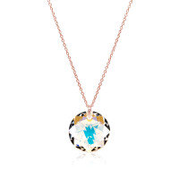 Crystal & Silver Halskette Classic Cut Aurora...