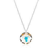 Crystal & Silver Halskette Classic Cut Aurora...