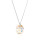 Crystal & Silver Halskette Classic Cut Aurora Borealis in Silber