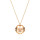 Crystal & Silver Halskette Classic Cut Golden Shadow Silber vergoldet