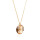 Crystal & Silver Halskette Classic Cut Golden Shadow Silber vergoldet