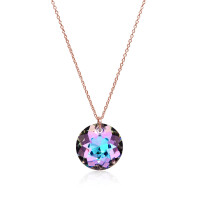 Crystal & Silver Halskette Classic Cut Vitrail Light...