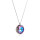 Crystal & Silver Halskette Classic Cut Vitrail Light in Silber