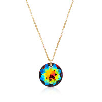 Crystal & Silver Halskette Classic Cut Vitrail Medium...