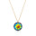 Crystal & Silver Halskette Classic Cut Vitrail Medium Silber vergoldet