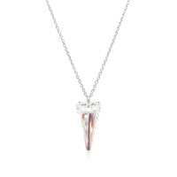 Crystal & Silver Halskette Spike Crystal Shimmer in...