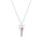 Crystal & Silver Halskette Spike Crystal Shimmer in Silber