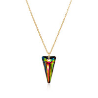 Crystal & Silver Halskette Spike Vitrail Medium...