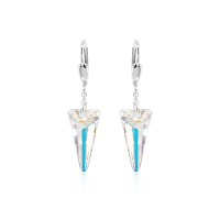 Crystal & Silver Pendel-Ohrhänger Spike Aurora...