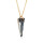 Crystal & Silver Halskette Spike Silver Night Silber vergoldet