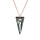 Crystal & Silver Halskette Spike Silver Night Silber Rosé