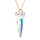 Crystal & Silver Halskette Spike Aurora Borealis Silber vergoldet