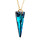 Crystal & Silver Halskette Spike Bermuda Blue Silber vergoldet