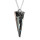 Crystal & Silver Halskette Spike Silver Night in Silber