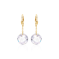 Crystal & Silver Pendel-Ohrhänger Zirkonia...