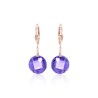 Crystal & Silver Pendel-Ohrhänger Zirkonia...