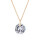 Crystal & Silver Halskette Zirkonia Silber vergoldet Crystal