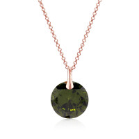 Crystal & Silver Halskette Zirkonia Silber...