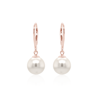 Crystal &amp; Silver Pendel-Ohrh&auml;nger Pearl
