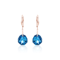 Crystal & Silver Pendel-Ohrhänger Majestic in versch. Farben