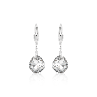 Crystal & Silver Pendel-Ohrhänger Majestic in versch. Farben