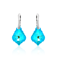 Crystal & Silver Ohrhänger Baroque in Silber...