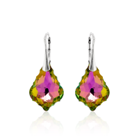 Crystal & Silver Ohrhänger Baroque in Silber...