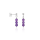 Stone & Silver Ohrstecker Amethyst