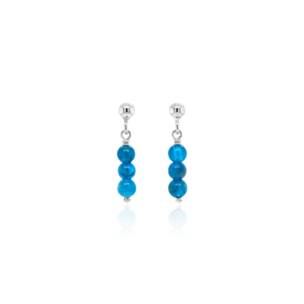 Stone & Silver Ohrstecker Apatit