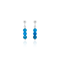 Stone &amp; Silver Ohrstecker Apatit