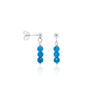 Stone &amp; Silver Ohrstecker Apatit