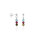 Stone & Silver Ohrstecker Turmalin multicolor