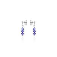 Crystal &amp; Silver Ohrstecker Zirkonia-Pearl in versch....