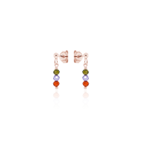 Crystal & Silver Ohrstecker Zirkonia-Pearl in Silber...