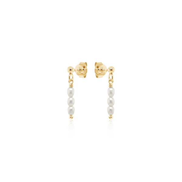 Pearl & Silver Ohrstecker