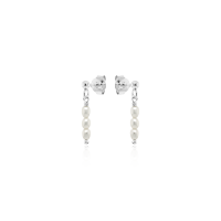 Pearl & Silver Ohrstecker
