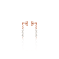 Crystal &amp; Silver Ohrstecker Crystal Pearl