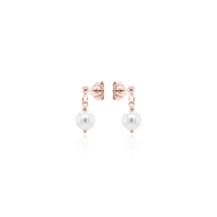 Crystal &amp; Silver Ohrstecker Crystal Pearl