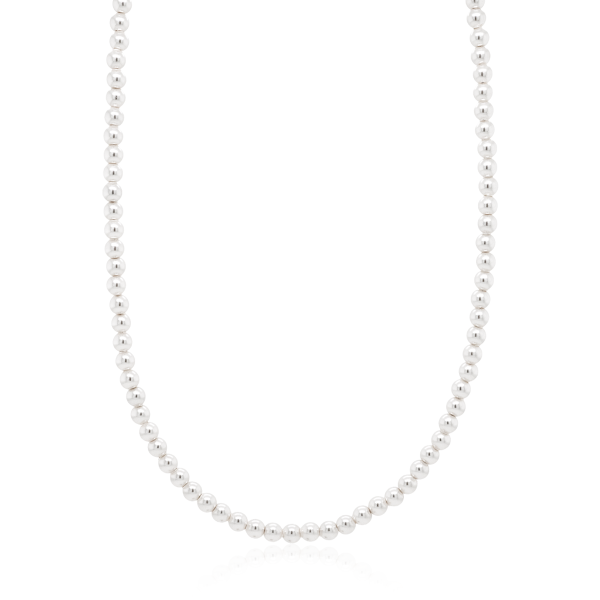Crystal & Silver Halskette Crystal Pearl