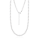 Crystal & Silver Halskette Crystal Pearl