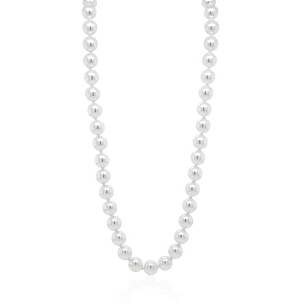 Crystal & Silver Halskette Crystal Pearl